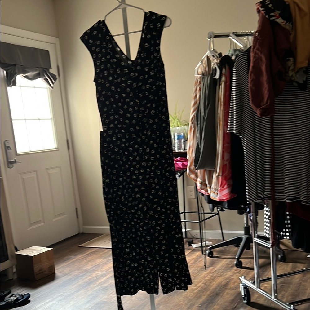 Floral Black jumpsuit